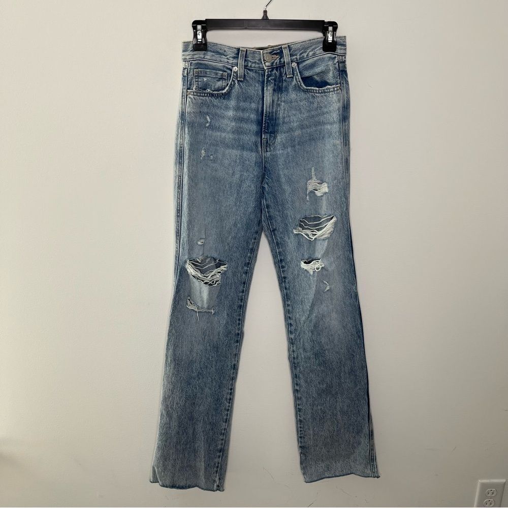 Veronica Beard Dylan High Rise Straight Jeans 25 - Picture 2 of 7